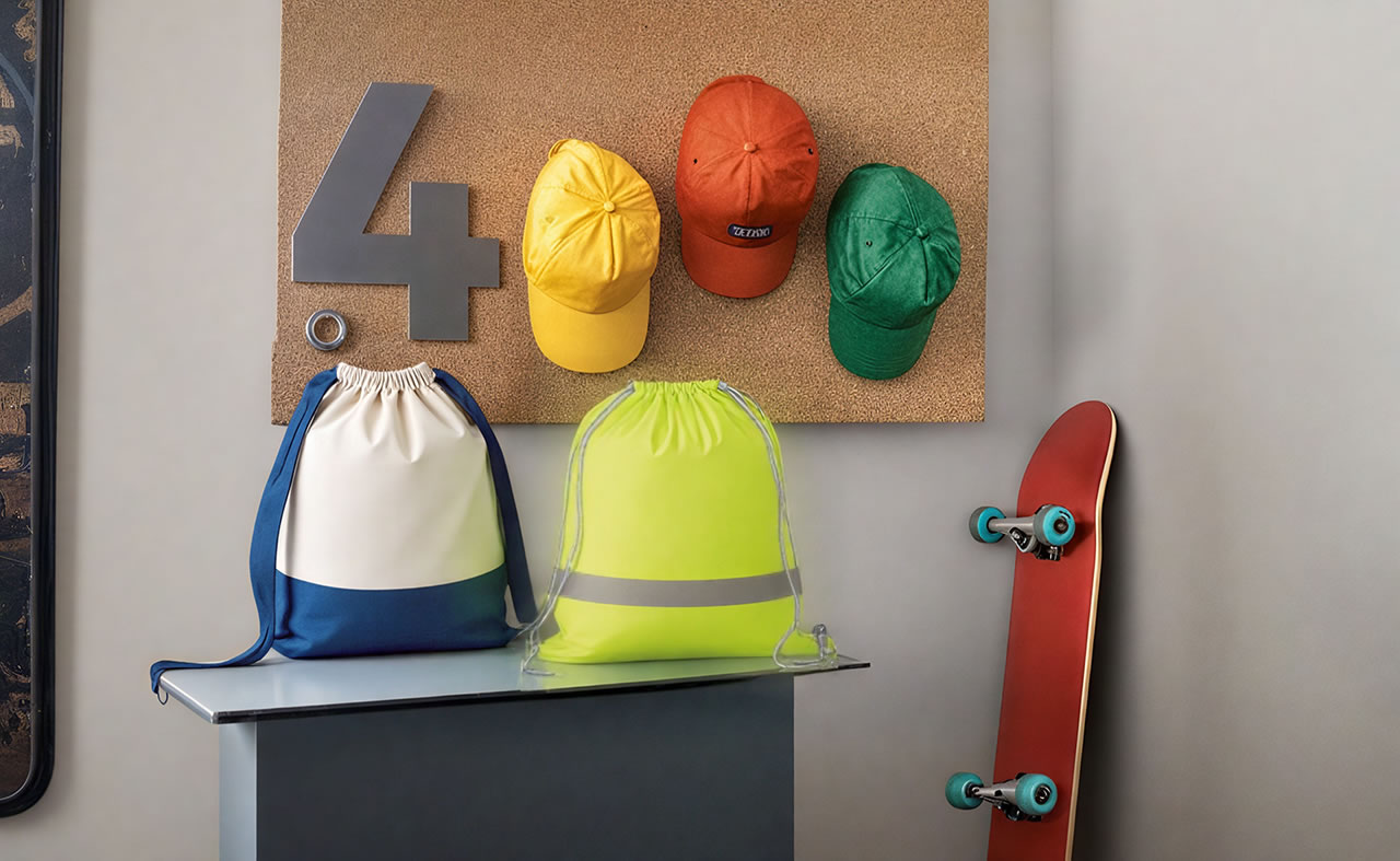 sacche e cappellini personalizzati