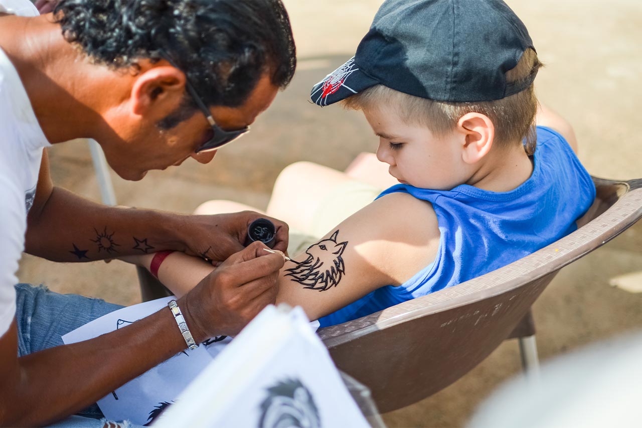 tatuaggi temporanei bambini