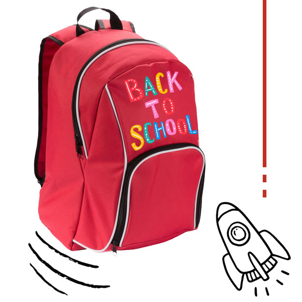 Per un rientro spettacolare a scuola c'è YONDIX lo zaino in poliestere accessoriato con tasche con zip e schienale imbottito! Potrai anche personalizzarlo!⁠