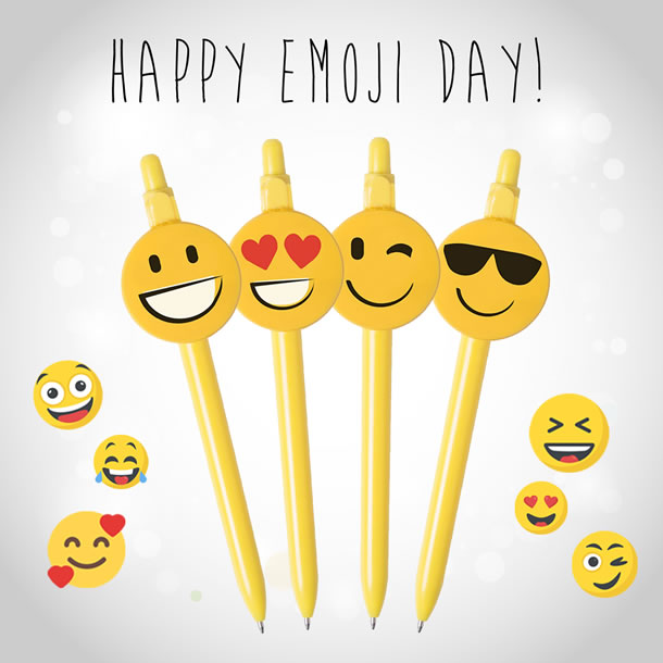 Happy Emoji Day! Oggi celebriamo il giorno delle faccine che esprimono emozioni con le nostre penne FRICUM, disponibili in tante diverse espressioni.⁠ ⁠