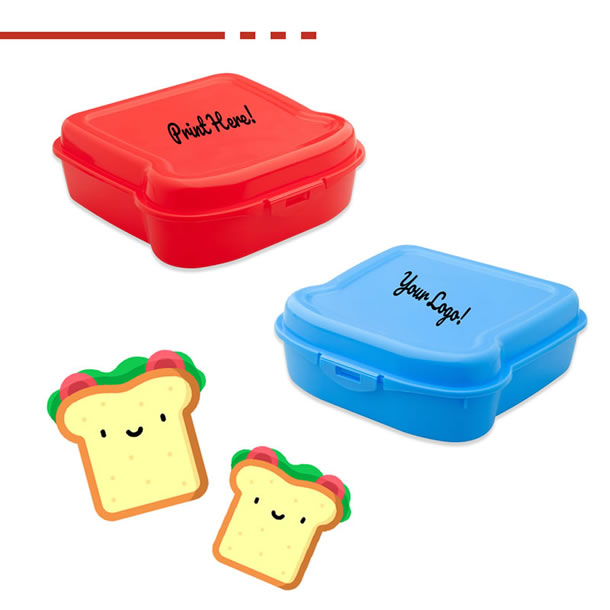 Per pranzare alla scrivania o per un picnic nel weekend, per te c'è NOIX, il porta-panino a forma di sandwich che ti aiuterà a portare comodamente con te il tuo pasto. Personalizzalo con il tuo logo!