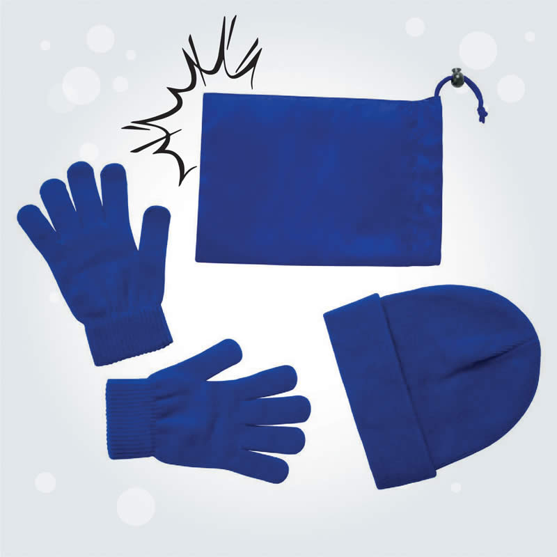 L’inverno sta arrivando e noi corriamo al riparo con DUVEL, il set cappello e guanti con custodia abbinata, disponibile in 3 colori. Divertiti a personalizzare ogni elemento del kit!