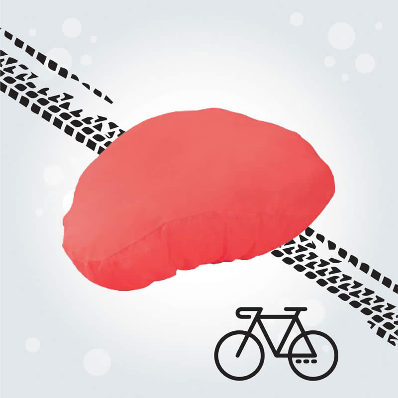 È tempo di sport all’aperto con TRAX, il coprisella per bicicletta personalizzabile, con fascia elastica, disponibile in rosso, verde, blu e nero.