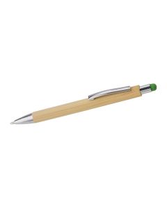 CLAIRE - Penna a sfera in bamboo capacitiva, refill blu 