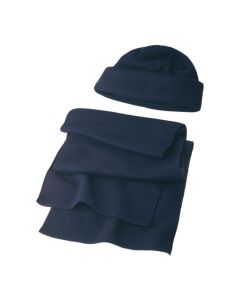 RUSSO - Set cappello e sciarpa in pile 