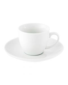 BEAUMONT - Tazzina da caffè espresso con piattino, in porcellana