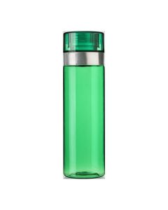 ARTEMIO - Boraccia in Tritan trasparente, anello in acciaio inox 