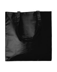 POLLY - Shopping bag, carta riciclata da un lato, TNT laminato colorato dall'altro 