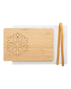 BOOCARD - biglietto natalizio, fiocco di neve
