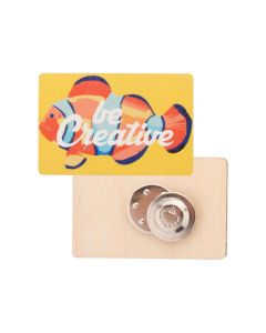 WOOBADGE - spilla magnetica personalizzabile