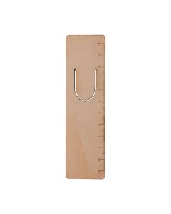 BOMLER - segnalibro in legno con righello