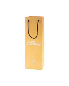 CREASHOP W - borsa shopper in carta con manico in polipropilene