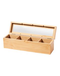 ZIRKONY - scatola per il tè in bambù
