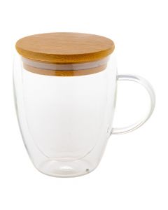 GROBINA - mug termico in vetro