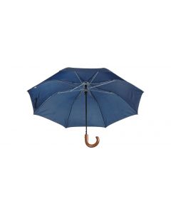 STANSED - ombrello pieghevole con manico in legno