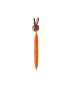 ZOOM - penna a sfera in legno, coniglio