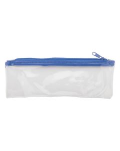 ZEPPY - astuccio in pvc trasparente con zip colorata