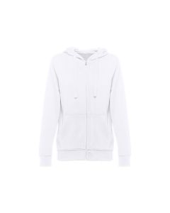 THC AMSTERDAM WOMEN WH - Felpa da donna con cappuccio e zip