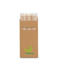 CROCO - Scatola con 12 matite colorate