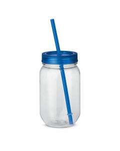 STRAW - Bicchiere con cannuccia da 550 ml