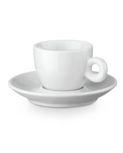 PRESSO - Tazzina da caffè con piattino in ceramica