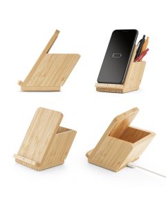 LEAVITT - Caricatore wireless in bambù