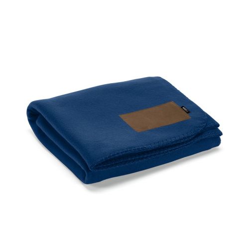 POLLOCK - Coperta in rPET 180gsm. Patch personalizzabile