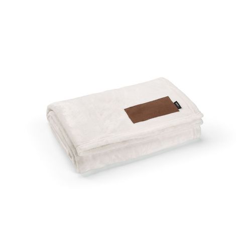 VAN EYCK - Coperta in rPET 240gsm. Patch personalizzabile