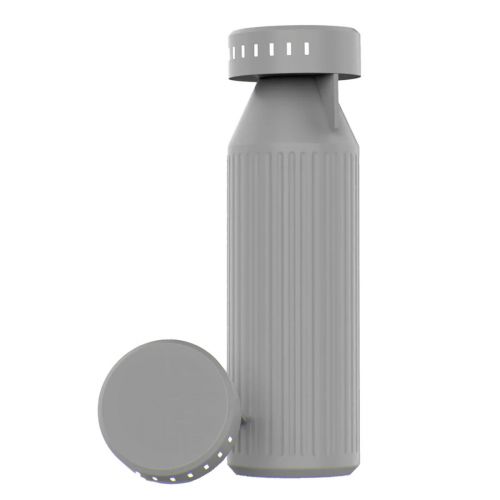 TIMEOS - Borraccia in acciaio inox riciclato. Indiicatore LED