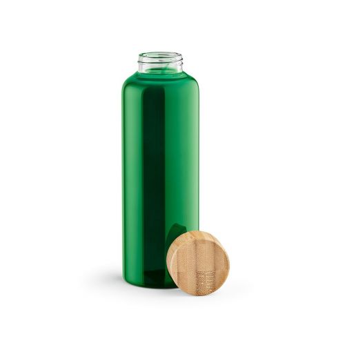 INDUS - Borraccia 510ml in vetro borosilicato con tappo in bambù