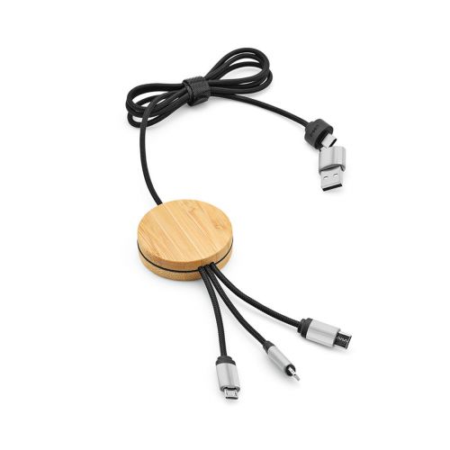 FEYNMAN - Cavo 5-in-1 realizzato in bambù e rPET