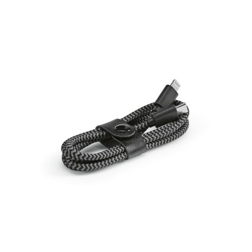 RAMANUJAN - Cavo rPET. 1m USB-C a Lightning. Ricarica rapida