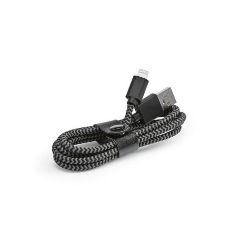 BERNOULLI - Cavo 1m in rPET, con connettore USB-A a Lightning