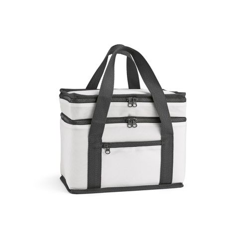 FLORENCE L - Borsa frigo Firenze L 10L rPET. 2 scomparti e tasca frontale
