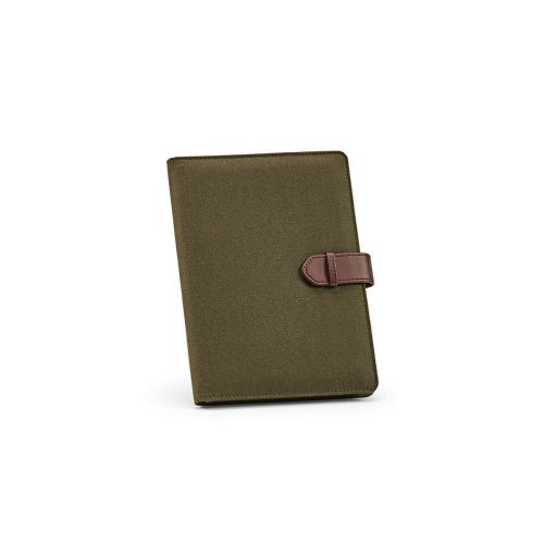 ELIOT A5 - Cartella A5 Eliot in rCotton. 64 fogli FSC e chiusura rPU