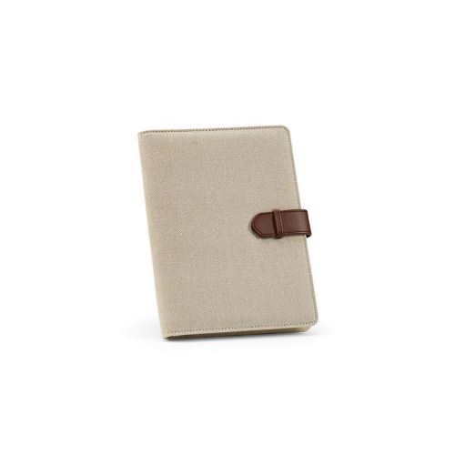 ELIOT A5 - Cartella A5 Eliot in rCotton. 64 fogli FSC e chiusura rPU