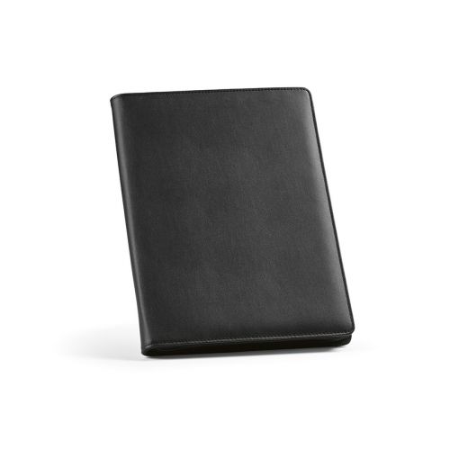 ORWELL A4 - Cartella A4 Orwell in rPU. 64 fogli FSC e chiusura con zip