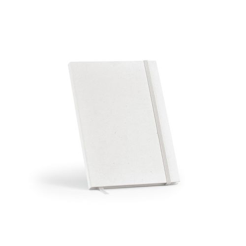 HUGO - Notebook A5 copertina in cartoni latte riciclati. 160 pg