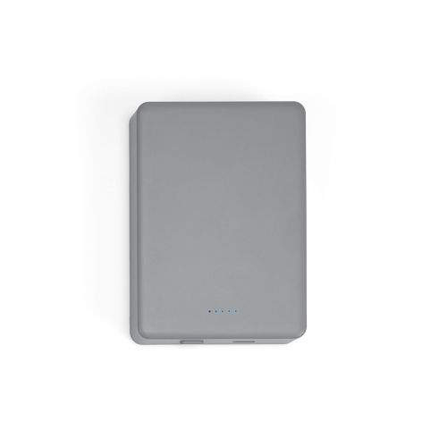 HOOKE - powerbank in rABS. 10.000mAh. Ricarica magnetica