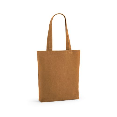 ELBRUS - Shopper in cotone riciclato 220gsm. Con soffietto