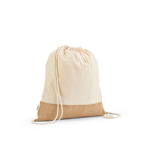 DENALI - Borsa in cotone riciclato 180 gsm e juta 275 gsm