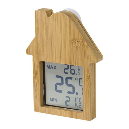 LANE - Stazione meteorologica in bambù a forma di casa 