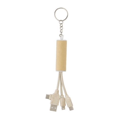 TYSON - Portachiavi con cavi per la ricarica USB 