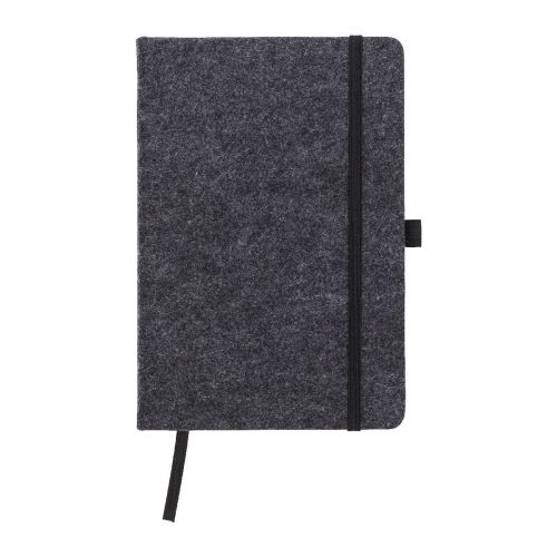 HARPER - Taccuino formato +/- A5 in feltro rPET 