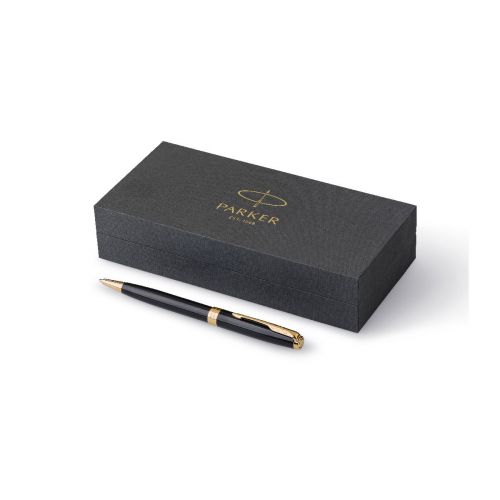 MCKEESPORT - Parker, penna a sfera Sonnet, in acciaio inox e ottone laccato