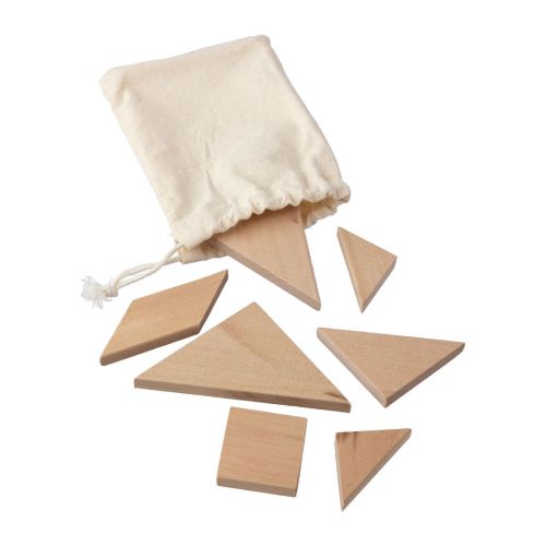 ULRIKE - Puzzle tangram in legno naturale 