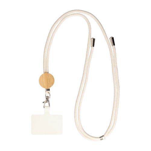 LUCIA - Lanyard per telefono in cotone 