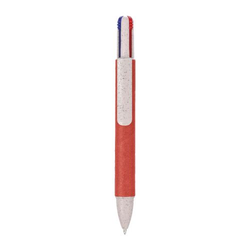 DEBORAH - Penna a sfera in cartone riciclato a 4 colori 