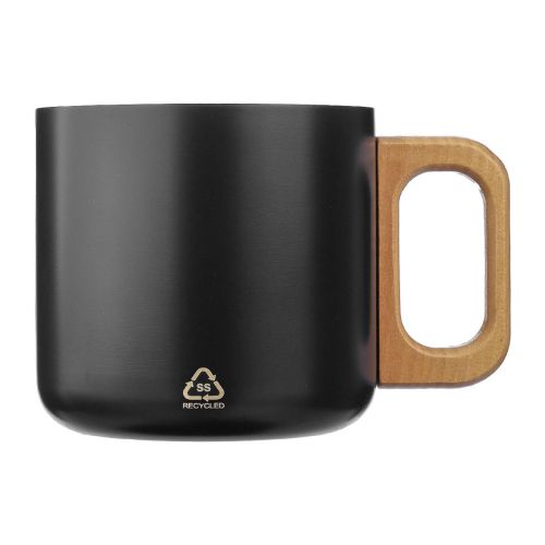 DWIGHT - Tazza a doppia parete in acciaio inox riciclato 400 ml 