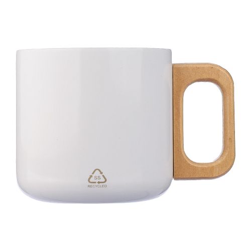 DWIGHT - Tazza a doppia parete in acciaio inox riciclato 400 ml 